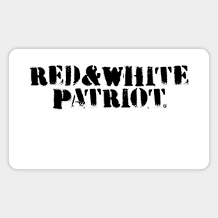 Red & White Patriot Magnet